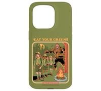 Eat Your Greens Bigfoot Sasquatch Retro Funny Adult Humor Carcasa para iPhone 15 Pro