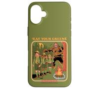 Eat Your Greens Bigfoot Sasquatch Retro Funny Adult Humor Carcasa para iPhone 16 Plus