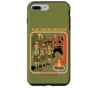 Eat Your Greens Bigfoot Sasquatch Retro Funny Adult Humor Carcasa para iPhone 7 Plus/8 Plus