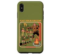 Eat Your Greens Bigfoot Sasquatch Retro Funny Adult Humor Carcasa para iPhone XS Max