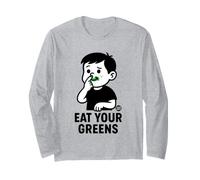 Eat Your Greens Funny Vegetable Manga Larga