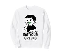 Eat Your Greens Funny Vegetable Sudadera