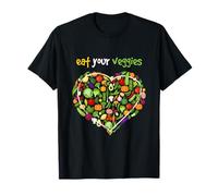 Eat Your Veggies I Vegano Vegano Vegetarianos Verduras Camiseta