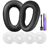 EATBALE Almohadillas de Repuesto para Profesionales Sennheiser PXC 550, PXC 550-II, MB 660 UC, MB 660 MC, Almohadillas de Repuesto con Espuma viscoelástica con Aislamiento de Ruido (Negro)