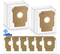 EATBALE Bolsa para Polvo Repuestos para Roomba 2 Essential Q052 / 104, 105 Vac / 105 Combo/Plus 405 / Plus 505 Combo/MAX 705 Vac Robot Aspirador Desechable Kit de Accesorios (8 Unidades)