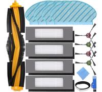 EATBALE Cepillo Lateral Principal Filtro Mopa Almohadilla Accesorios Kit para Ecovacs Deebot OZMO 950 920 para Yeedi 2 Robot Aspirador Híbrido Rodillo Cepillo Borde Cepillo Filtro Mopa Paño Recambios
