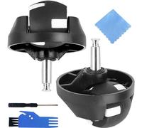 EATBALE Conjunto de rueda delantera de repuesto para Eufy RoboVac 11S, 30, 30C, 35C, 12, 15C, 15C Max 15T robot aspirador, 2 ruedas universales, 1 cepillo de limpieza, 1 destornillador, 1 trapo