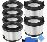 EATBALE Filtro HEPA Repuestos para Levoit VortexIQ 40-RF/VortexIQ 40 Flex/LSV-VF401P-AEU Aspiradora inalámbrica 2 filtros Principales 4 prefiltros Lavable Reutilizable Kit de Accesorios
