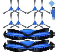 EATBALE Kit de Accesorios Cepillos de Repuesto para Eufy RoboVac 35C, 11S MAX, 15T, 30C MAX, G20, 15C, 15C MAX, G30, G30 Edge Robot Aspirador, 2 x Cepillos Principales, 8 x Cepillos Laterales