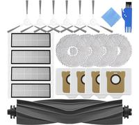 EATBALE Kit de accesorios para Dreame L20 Ultra aspiradora robot (1 cepillo principal 6 cepillo lateral 4 filtro HEPA 4 almohadillas de trapeador 4 bolsas para el polvo) Piezas de repuesto (19 piezas)