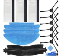 EATBALE Kit de Accesorios Repuesto para Lubluelu SL60D para LaResar L6 Nex para HONITURE Q6 SE para Tikom L9000 Robot Aspirador, 1 x Cepillo Principal, 6 x Cepillos Laterales, 3 x Filtros, 3 x Mopas