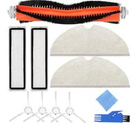 EATBALE Piezas de Repuesto aspiradoras Robot para Dreame D9/L10 Pro/D9 MAX/D9 Pro/L10, Kit de Accesorios 1 Cepillo de Rodillo Principal, 2 filtros HEPA, 4 cepillos Laterales(Paquete de 9)
