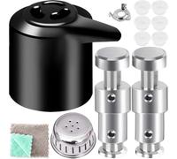 EATBALE Piezas de repuesto para Instant Pot Duo 3, 5, 6 QT, Duo Plus 3, 6 Quart (QT) Incluye mango de liberación de vapor, válvula de flotador, escudo antibloqueo Kit de accesorios (11Pcs)