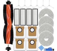 EATBALE Piezas de Repuesto para Xiaomi X20+ Robot Aspirador Bolsa de Polvo Almohadilla de fregado Filtro Hepa Cepillo de Rodillo Principal Cepillo de Borde Lateral Bolsa de vacío Kit de Accesorios