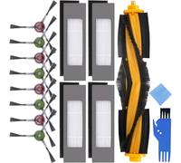 EATBALE Repuesto para Yeedi Vac 2 Pro/Vac MAX/Vac Hybrid/Vac Station, para Ecovacs Deebot Ozmo T8 / T8 AiVi / N8 / N8 Pro / N8 Pro+ / N10 Plus Robot Aspirador Cepillo Principal Filtro Lateral
