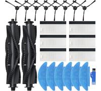 EATBALE Repuestos Accesorios para Tikom L9000/L8000, para Lubluelu SL60D/SG60/SL61, para HONITURE Q6 SE, para Laresar L6 Nex Robot Aspirador, Cepillos Principales, Cepillos Laterales, Mopas, Filtros