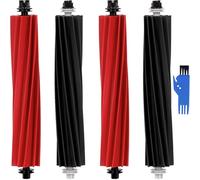 EATBALE Rodillo Principal Cepillos Accesorios Repuesto para Roborock S8 / Q5 MAX / Q5 Pro+ / S8 + / S8 Pro Ultra / Q5 Pro / Q8 MAX / Q8 MAX+ Robot Aspirador, 2 Juegos de Cepillo de Goma Doble