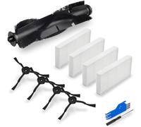 EATBALE RVA105 Repuestos para Tapo RV30 MAX Plus / RV20 MAX Plus aspiradoras Robot 1 Cepillo Principal 4 cepillos Laterales 4 filtros HEPA Lavable Reutilizables Kit de Accesorios