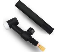 EATBALE WP-17FV antorcha de soldadura para TIG Antorcha Cuerpo del Cabezal Manguera/Válvula Refrigeración por aire 150 Amperios Cabezal flexible con válvula de gas WP-17FV con mango