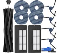 EATBALE X9 Pro Piezas de Repuesto para Eufy Clean X9 Pro Robot Aspirador con 1 Cepillo Principal, 2 Filtros Hepa, 4 Cepillos Laterales, 4 Paños de Mopa Rodillo Borde Cepillo Limpia Accesorios Kit