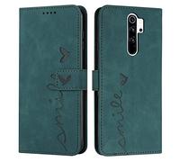 EATCYE Funda para Xiaomi Redmi Note 8 Pro, Carcasa PU Cuero Flip Cover Phone Case Protectora con Soporte, Bolsillo para Tarjetas y Cierre Magnético para Xiaomi Redmi Note 8 Pro (Verde)