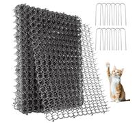EATHEATY 20 alfombrillas disuasorias para gatos de 16.5 x 13 pulgadas con pinchos, repelente de gatos, tapón de excavación para gatos, tira de espinas para valla de jardín, muebles de interior