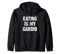 Eating Is My Cardio Sudadera con Capucha