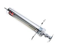 EatingBiting (R) - Jeringa de acero inoxidable reutilizable de 20 ml para laboratorio o acero inoxidable de calidad, estructura simple, con tornillos de bloqueo de fácil operación