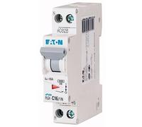 EATON 264746 PLG4-C16/1N - DISYONCTOR MODULAR PH/N - Blanco - MANETA GRISE - 1P+N/16 A - CURVA C - Conexión de tornillo