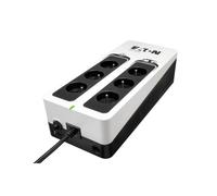 Eaton SAI Off-Line 3S 450 FR – 450VA, 6 salidas tipo FR – Negro y Blanco