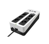 Eaton 3S 550 FR - Off-Line UPS - Sistema de alimentación ininterrumpida SAI - 550VA (6 Salidas Tipo FR) - Negro y Blanco (3S550F)