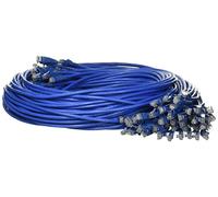 Eaton 50 Pack Cat6 Gigabit Snagless Molded UTP Patch Cable, RJ45 Male-to-Male Cable, Blue, 1.52 m / 5-ft. (N201-005-BL50BP)