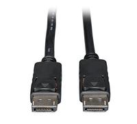 Eaton Cable DisplayPort con Pestillos, DP a DP, conectores macho a macho, calidad 4K 60Hz, negro, 3 pies / 0.9 metros (P580-003)