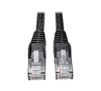 Eaton Cat6 Gigabit Snagless Molded UTP Patch Ethernet Cable, RJ45 Male-to-Male Cable, Black, 10 Feet / 3 Meters (N201-010-BK)
