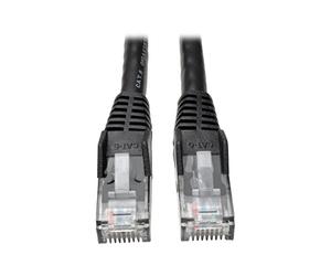 Eaton Cat6 Gigabit Snagless Molded UTP Patch Ethernet Cable, RJ45 Male-to-Male Cable, Black, 5 Feet / 1.5 Meters (N201-005-BK)
