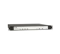 Eaton Conmutador KVM sobre IP de 32 puertos, Cat5/Cat5e, KVM de medios virtuales, 4 usuarios (remoto + 1 usuario local), software libre, KVM VGA o HDMI, montaje en rack 1U, cumple con la TAA (B064-032