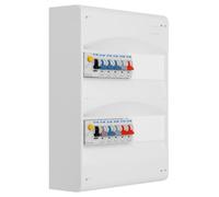 EATON - Cuadro 2 filas preequipado 2 inter. diff. 63 A + 10 disyuntores