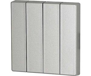 Eaton CWIZ-04/03 - Xcomfort basculante funk, 4-neutro, 55 x 55 mm, plata mate, (126052)