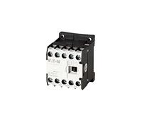 Eaton DILEM-01-G(24VDC) Mini-Contactor de Potencia, 3 Polos con 1 NC, 4 kW / 400 V / AC3, 24 V DC