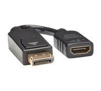 Eaton DisplayPort a HDMI cable convertidor adaptador Extender, DP a HDMI, macho a hembra, resolución HD de 1080p, cable de 6 pulgadas (P136-000)