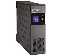 Eaton Ellipse Pro 650 DIN - Fuente de alimentación ininterrumpida (SAI) - Potencia 650 VA con protección contra sobrevoltaje (4 Salidas Schuko) y regulación de Voltaje (AVR), Negro