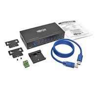 Eaton Hub de 7 Puertos USB 3.0 de Grado Industrial - Inmunidad ESD de 20 kV, Caja de Metal, Instalable (U360-007-IND)