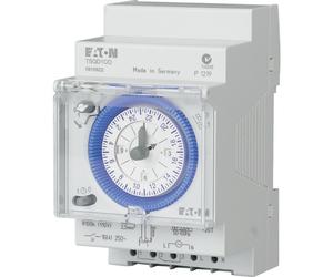 Eaton Interruptor Horario Analógico 24hr Cuarzo Montaje en Carril DIN TSQD1CO - 167390