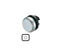 EATON M22-DRL-W Pulsador Luminoso Rasante, Enclavamiento, Blanco, 3.0cm x 3.0cm x 3.0cm, Caja de 5