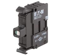 EATON M22-LED-G Elementos LED Estandar, a Tornillo, 12-30VAC/DC, Verde, Fijación Frontal, 1.0cm x 3.7cm x 3.8cm, Caja de 20