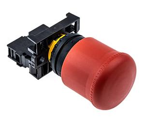 EATON M22-PV/K01 Pulsador parada Emergencia + Contacto Auxiliar apertura, Caja de 5