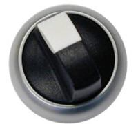 EATON M22-WKV Selector, Maneta Corta en V, 2 Posiciones, con Enclavamiento, 3.0cm x 3.0cm x 4.6cm, Caja de 5