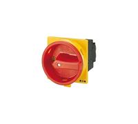 Eaton P1-32/EA/SVB/HI11 Interruptor General, 3 Polos con 1 NO con 1 NC, 32 A, Función de Parada de Emergencia, Bloqueable en posición 0, Montaje Empotrado