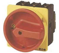 Eaton P3-100/EA/SVB Interruptor General, 3 Polos, 100 A, Función de Parada de Emergencia, Bloqueable en posición 0, Montaje Empotrado