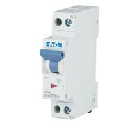 Eaton PLN6-C20/1N-DE - Disyuntor (20 A, 1P+N, 1 polo+N C característica, interruptor LS, 1 TE, una unidad de división de ancho (263283)